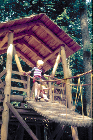 Jörg and Christiane on the playground